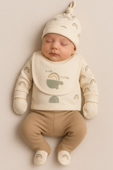 Pack naissance Tortue pocket 5 pcs coton unisexe